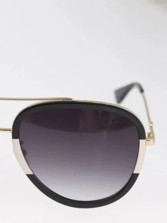 GUCCI Sunglasses metal Black Auth BA10537V - Picture 4 of 14